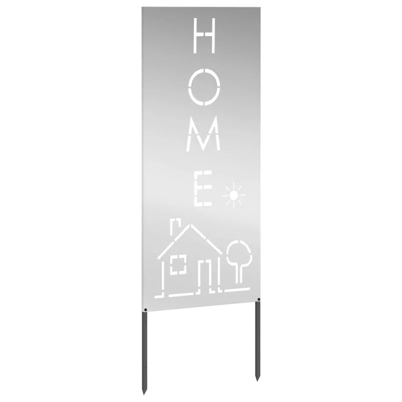 Sodo privatumo ekranas „Fretwork“ Sidabro 50 x 140 cm