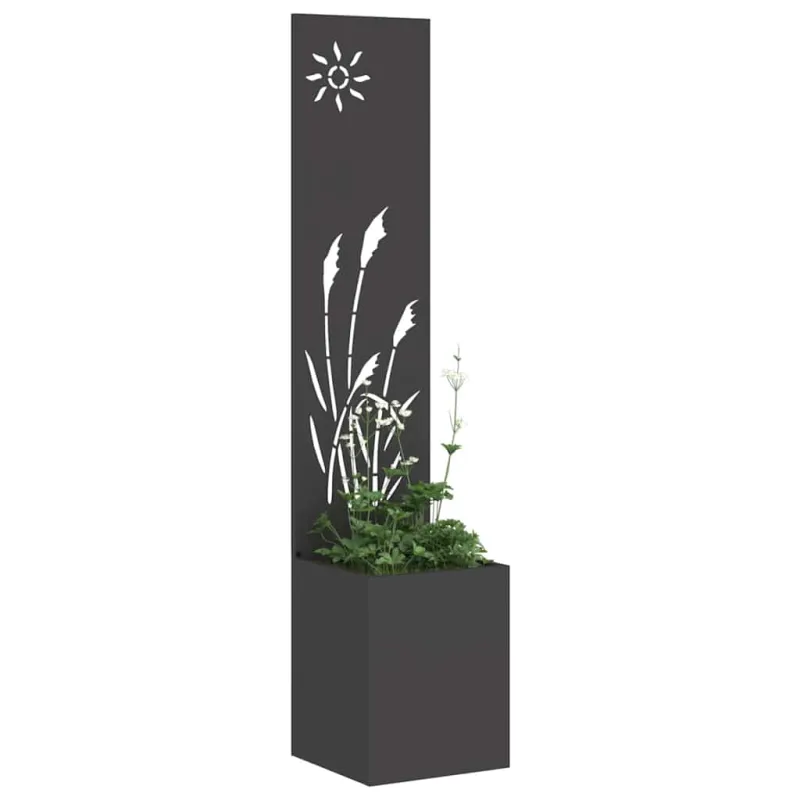 Sodo privatumo ekranas „Fretwork“ Juoda 32 x 150 cm