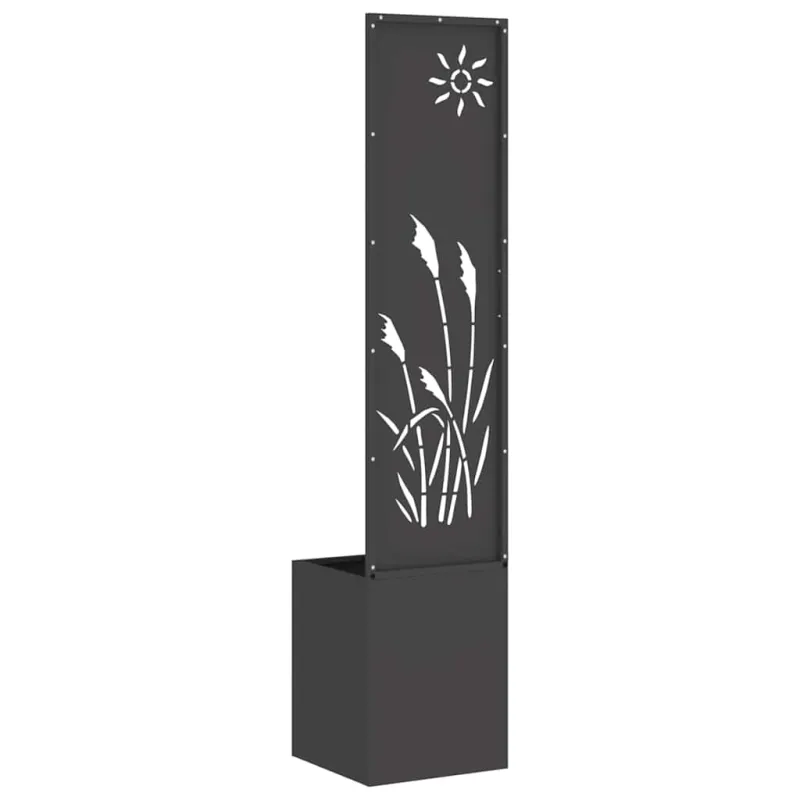 Sodo privatumo ekranas „Fretwork“ Juoda 32 x 150 cm