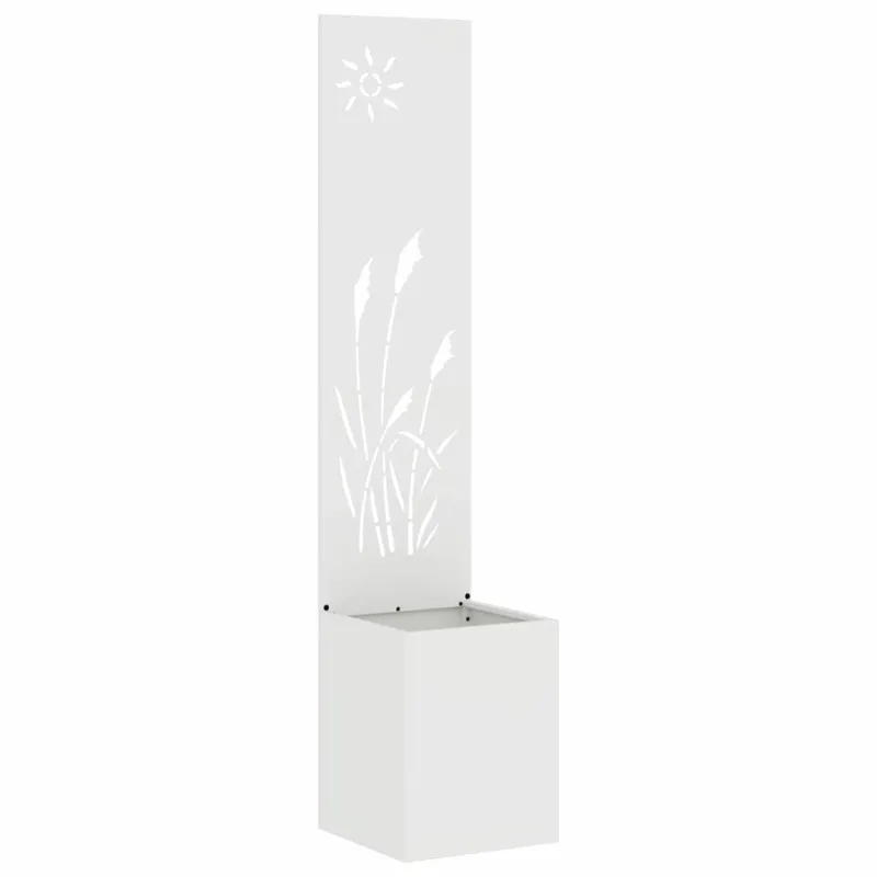Sodo privatumo ekranas „Fretwork“ Balta 32 x 150 cm