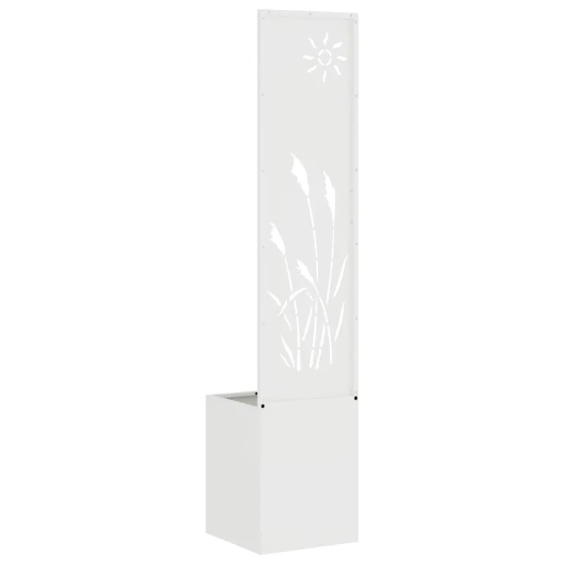 Sodo privatumo ekranas „Fretwork“ Balta 32 x 150 cm