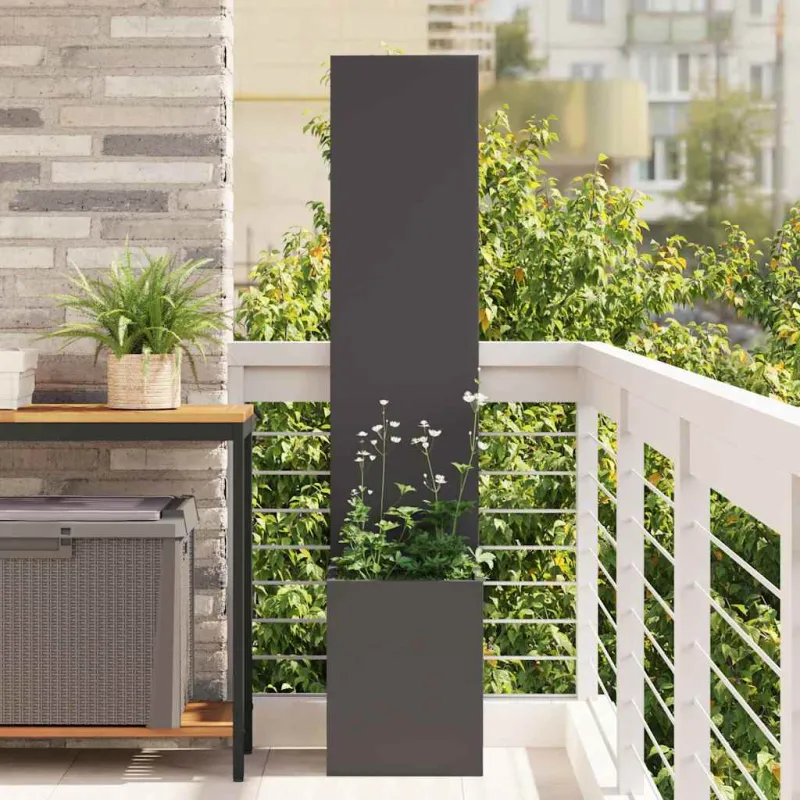 Sodo privatumo ekranas „Fretwork“ Juoda 32 x 32 x 150 cm
