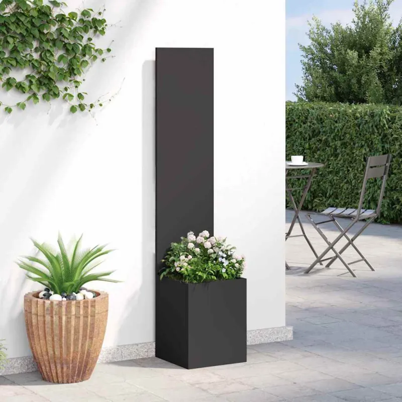 Sodo privatumo ekranas „Fretwork“ Juoda 32 x 32 x 150 cm