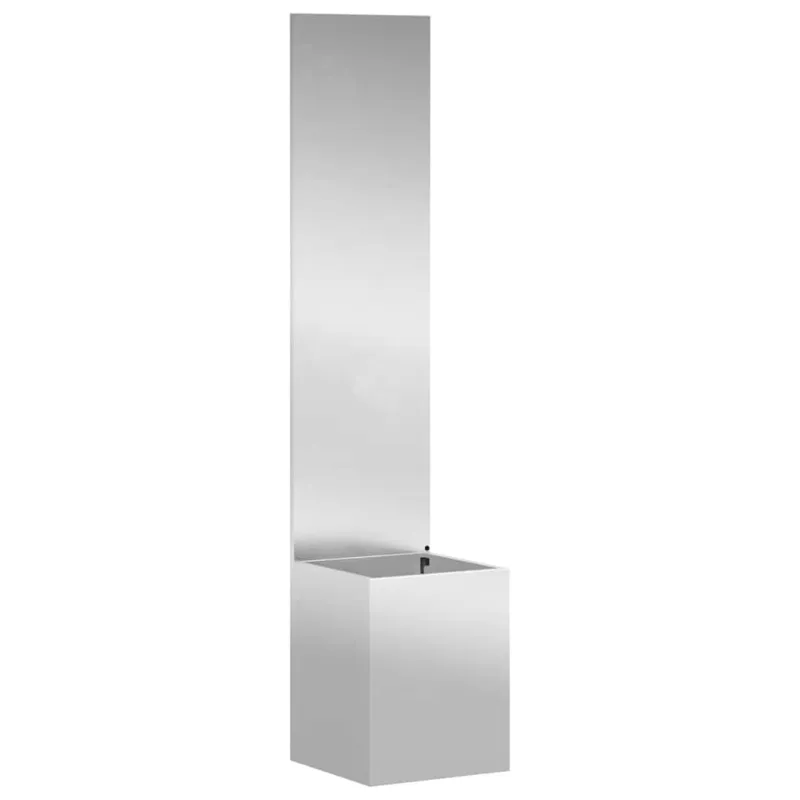 Sodo privatumo ekranas „Fretwork“ Sidabro 32 x 150 cm