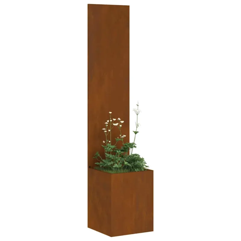 Sodo privatumo ekranas „Fretwork“ Rūdijanti 32 x 150 cm