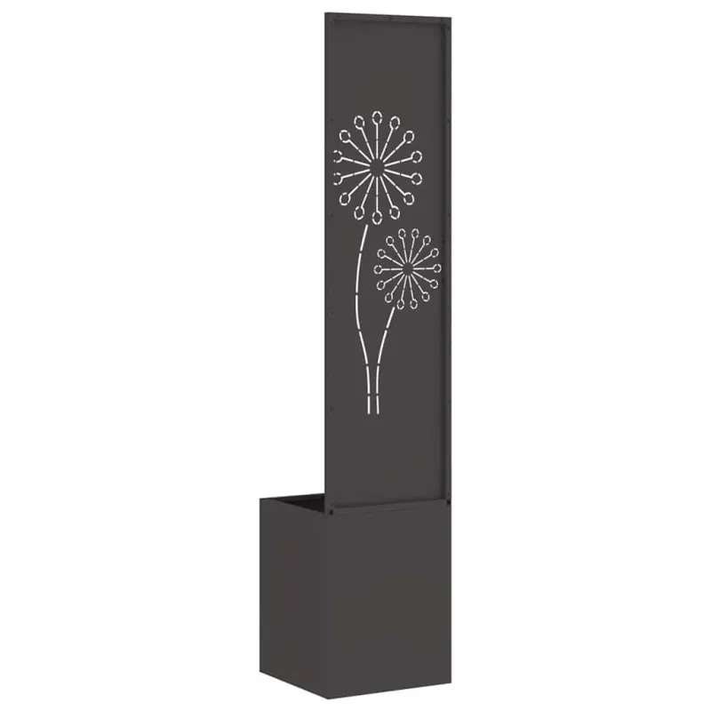Sodo privatumo ekranas „Fretwork“ Juoda 32 x 32 x 150 cm