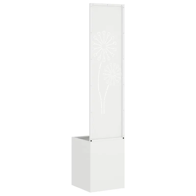 Sodo privatumo ekranas „Fretwork“ Balta 32 x 150 cm