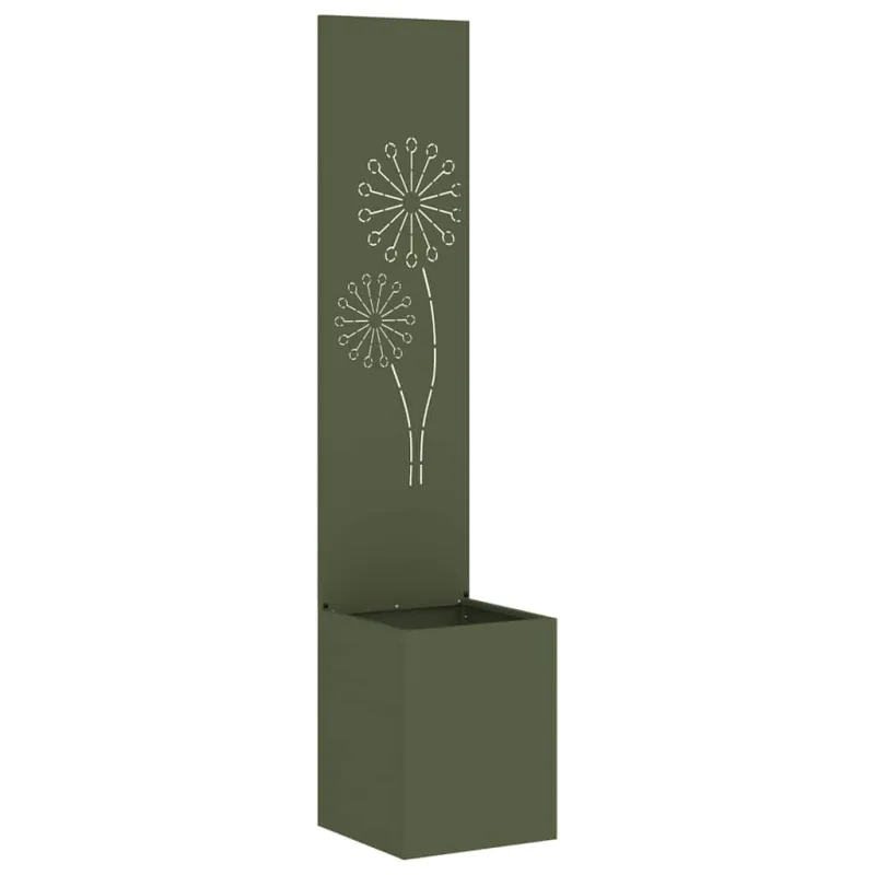 Sodo privatumo ekranas „Fretwork“ Alyvuogių žalia 32 x 150 cm
