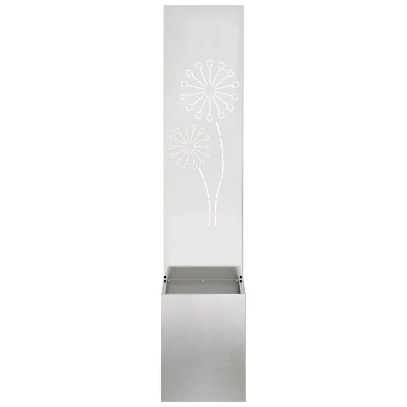 Sodo privatumo ekranas „Fretwork“ Sidabrinė 32 x 150 cm
