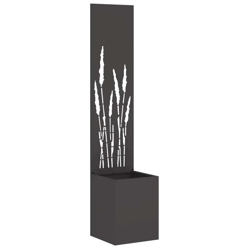 Sodo privatumo ekranas „Fretwork“ Juoda 32 x 32 x 150 cm