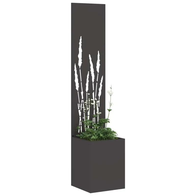 Sodo privatumo ekranas „Fretwork“ Juoda 32 x 32 x 150 cm