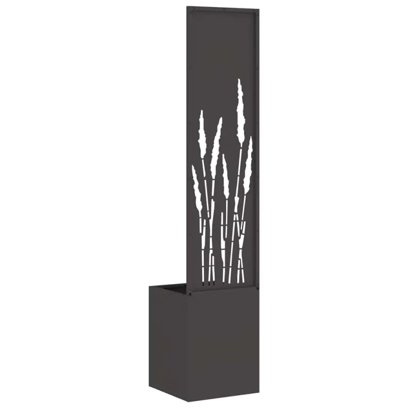 Sodo privatumo ekranas „Fretwork“ Juoda 32 x 32 x 150 cm