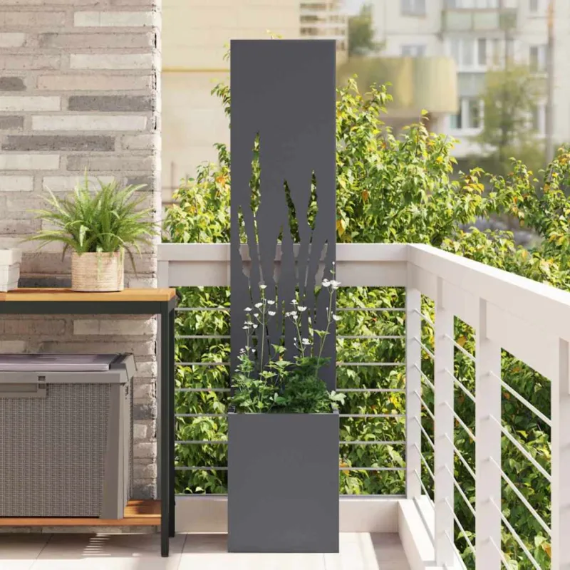 Sodo privatumo ekranas „Fretwork“ Antracitas 32 x 150 cm