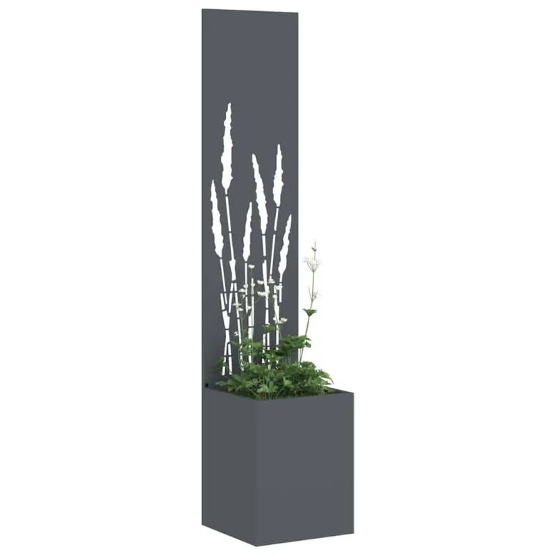 Sodo privatumo ekranas „Fretwork“ Antracitas 32 x 150 cm