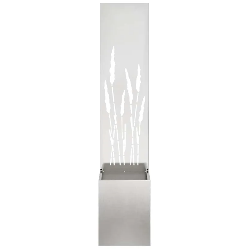 Sodo privatumo ekranas „Fretwork“ Sidabrinė 32 x 150 cm