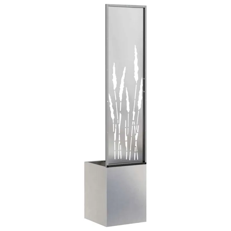 Sodo privatumo ekranas „Fretwork“ Sidabrinė 32 x 150 cm