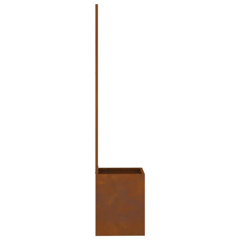Sodo privatumo ekranas „Fretwork“ Rūdijanti 32 x 150 cm