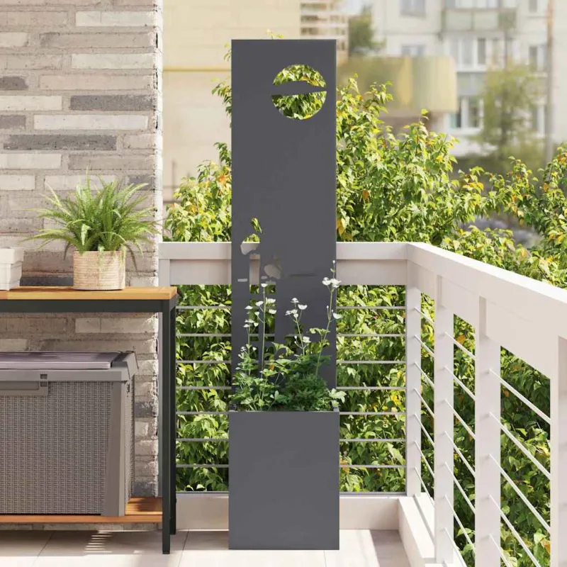 Sodo privatumo ekranas „Fretwork“ Antracitas 32 x 150 cm