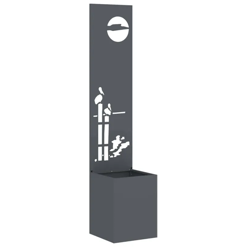 Sodo privatumo ekranas „Fretwork“ Antracitas 32 x 150 cm