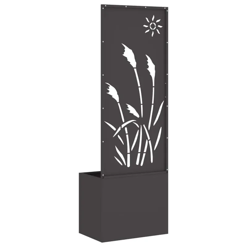 Sodo privatumo ekranas „Fretwork“ Juoda 50 x 150 cm