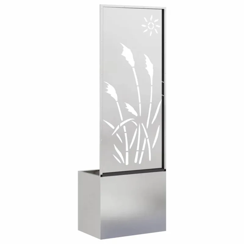 Sodo privatumo ekranas „Fretwork“ Sidabrinė 50 x 150 cm