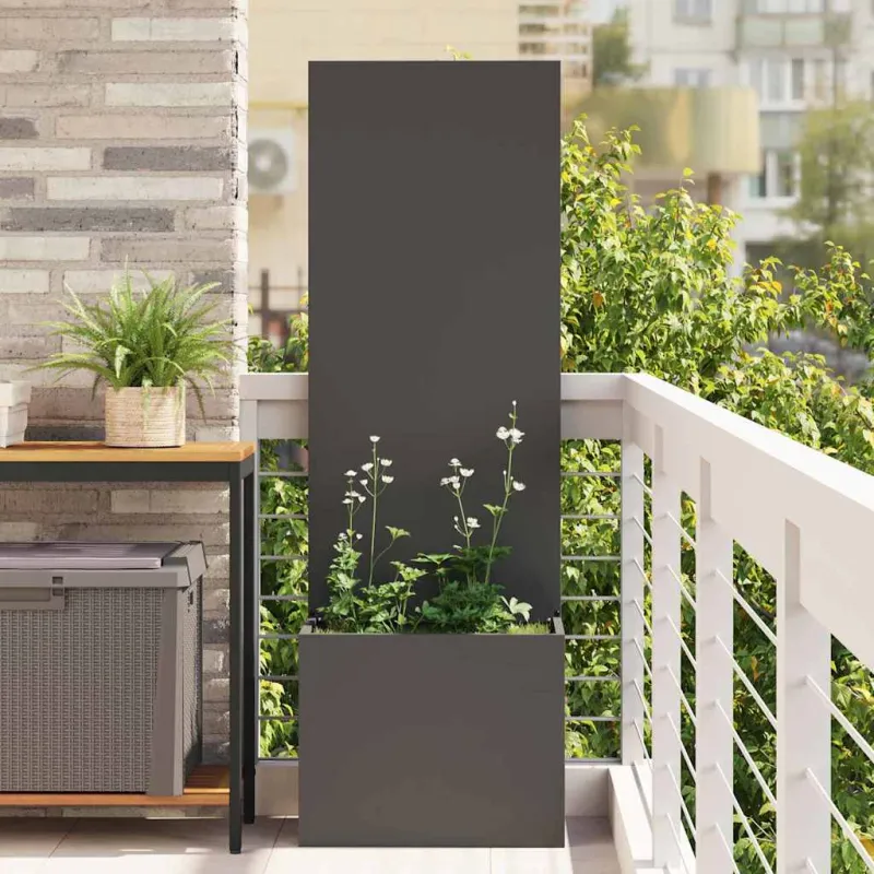 Sodo privatumo ekranas „Fretwork“ Juoda 50 x 150 cm