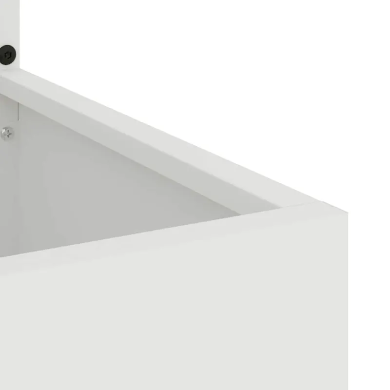 Sodo privatumo ekranas „Fretwork“ Balta 50 x 32 x 150 cm