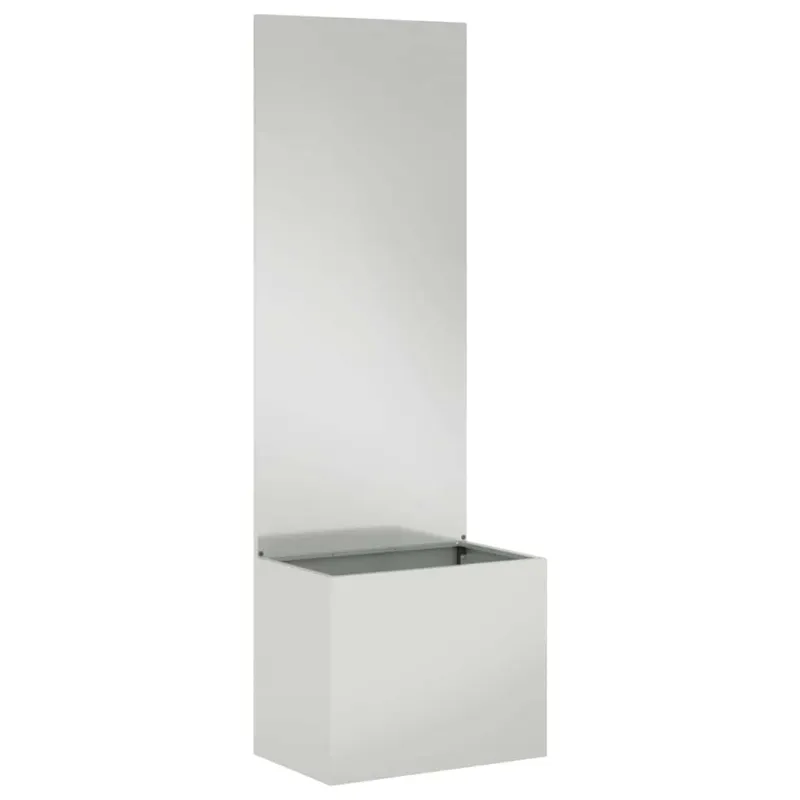 Sodo privatumo ekranas „Fretwork“ Sidabro 50 x 32 x 150 cm