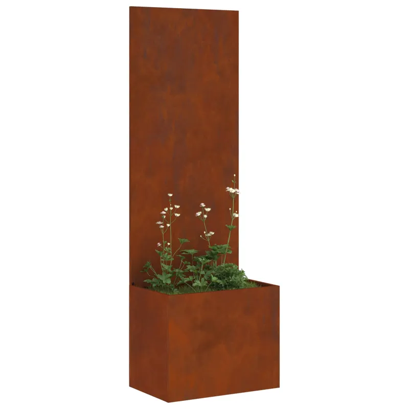 Sodo privatumo ekranas „Fretwork“ Rūdijanti 50 x 32 x 150 cm