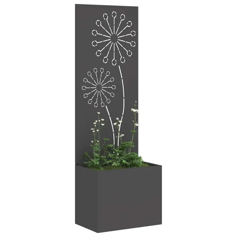 Sodo privatumo ekranas „Fretwork“ Juoda 50 x 150 cm