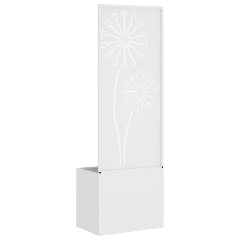 Sodo privatumo ekranas „Fretwork“ Balta 50 x 150 cm