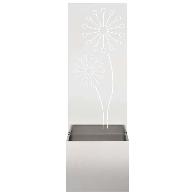 Sodo privatumo ekranas „Fretwork“ Sidabrinė 50 x 150 cm