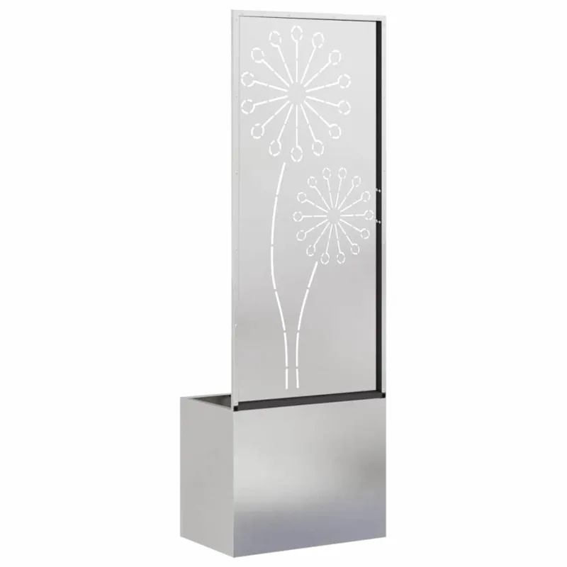 Sodo privatumo ekranas „Fretwork“ Sidabrinė 50 x 150 cm