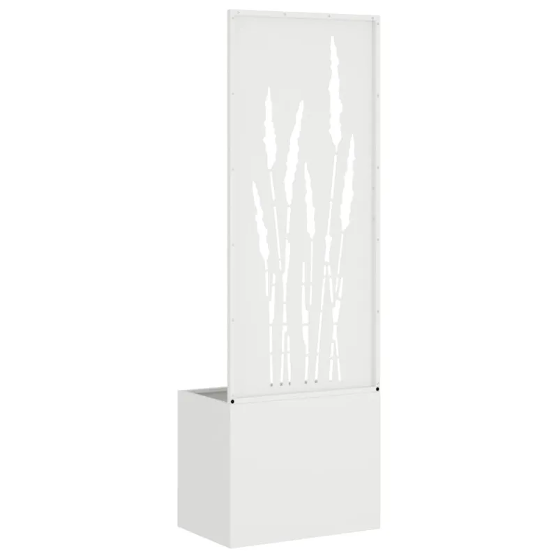 Sodo privatumo ekranas „Fretwork“ Balta 50 x 150 cm