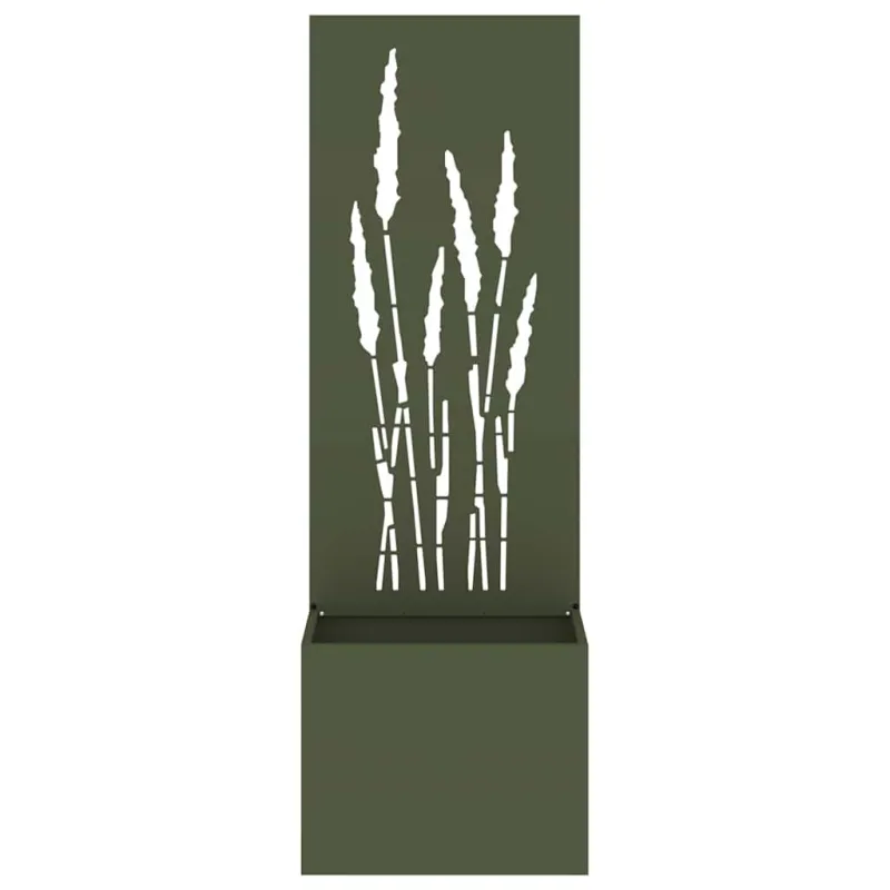 Sodo privatumo ekranas „Fretwork“ Alyvuogių žalia 50 x 150 cm