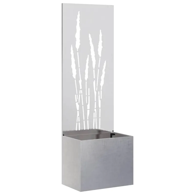 Sodo privatumo ekranas „Fretwork“ Sidabrinė 50 x 150 cm