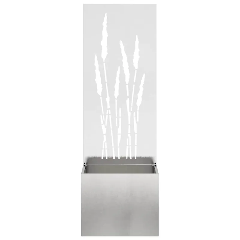 Sodo privatumo ekranas „Fretwork“ Sidabrinė 50 x 150 cm