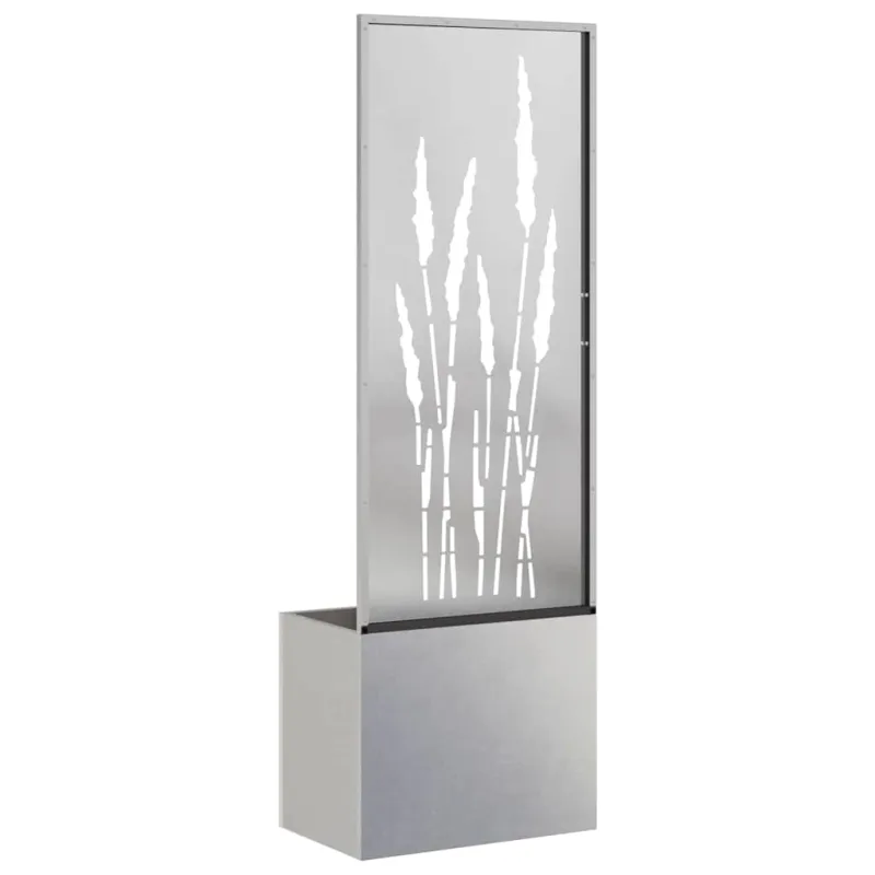 Sodo privatumo ekranas „Fretwork“ Sidabrinė 50 x 150 cm