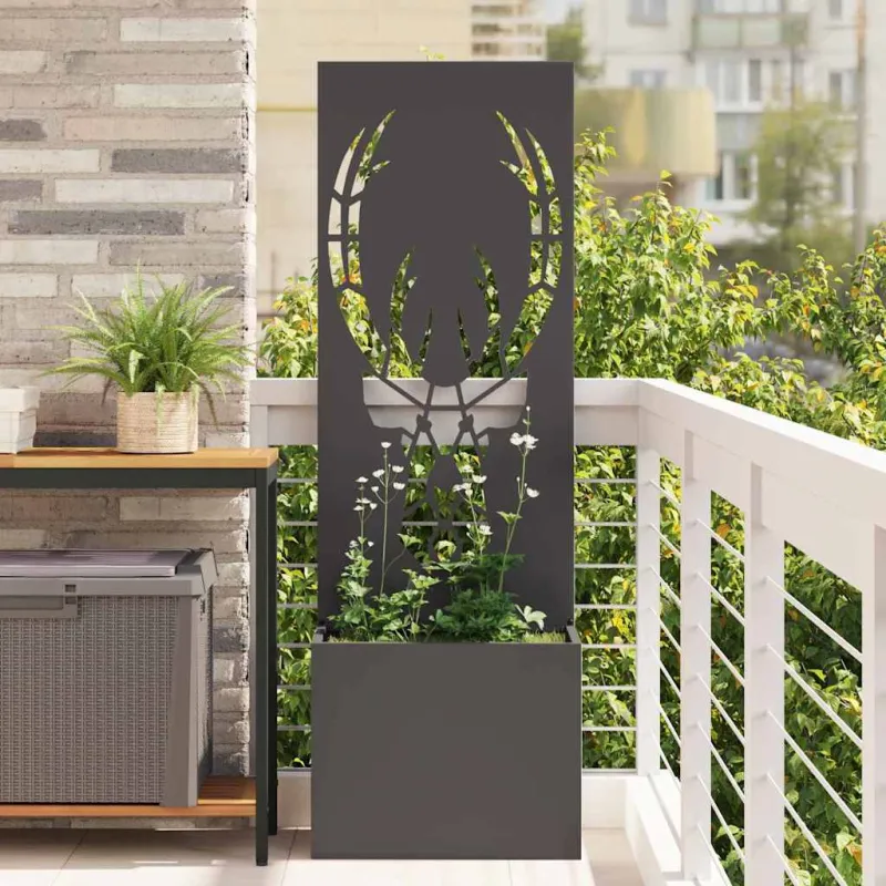 Sodo privatumo ekranas Gyvūnų raštai Juoda 50 x 150 cm