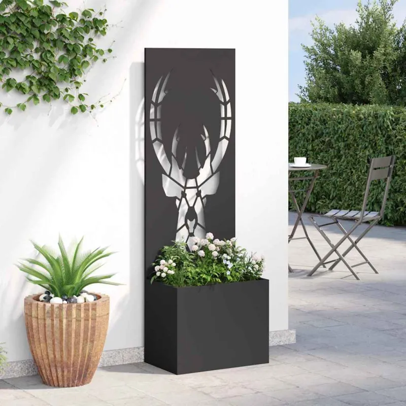 Sodo privatumo ekranas Gyvūnų raštai Juoda 50 x 150 cm