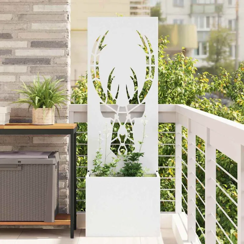 Sodo privatumo ekranas Gyvūnų raštai Balta 50 x 150 cm