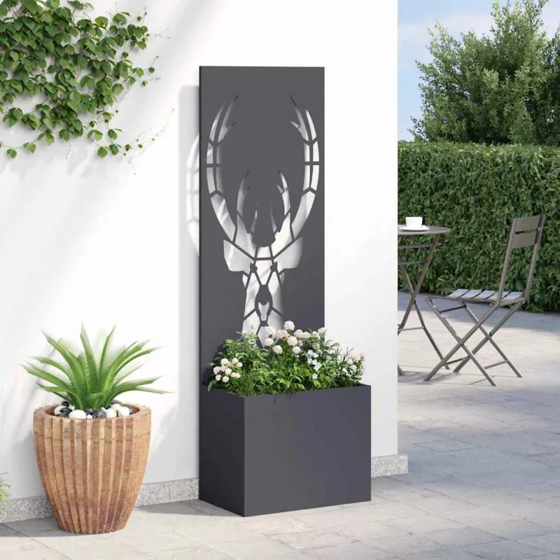 Sodo privatumo ekranas Gyvūnų raštai Antracitas 50 x 150 cm