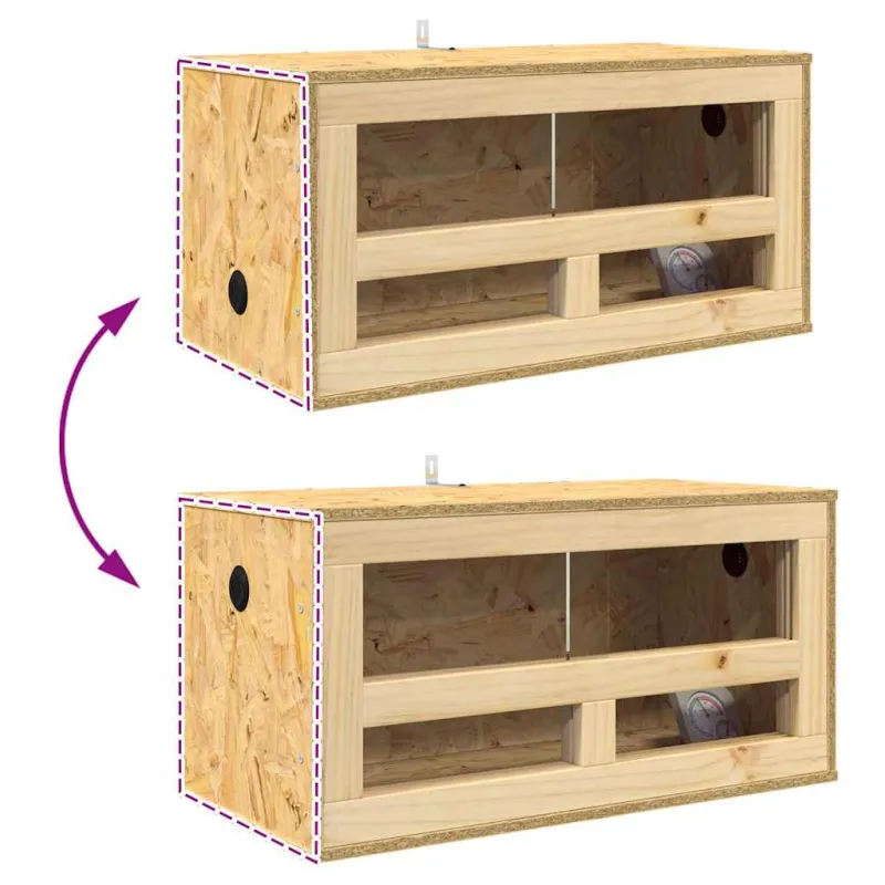 Terariumas Ruda 60 x 30 x 30 cm OSB