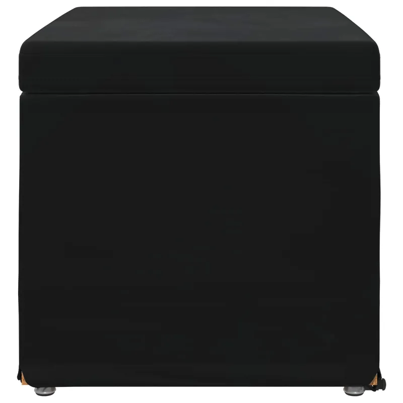 Sūpynes Juoda 61 x 41 x 40 cm Velvetas ir Inžinerinė Medis