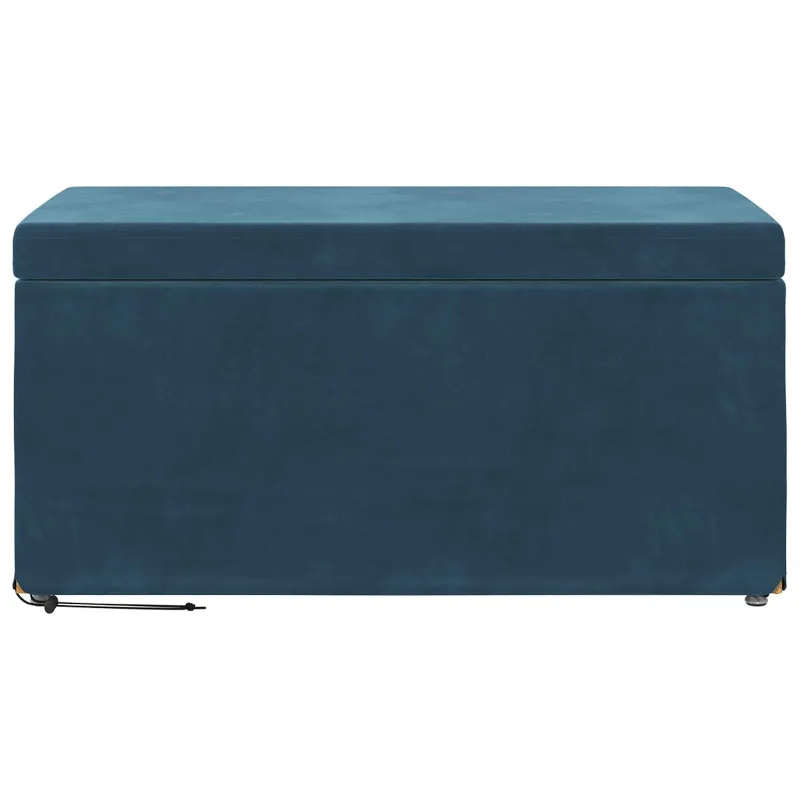 Sūpynes Mėlyna 81 x 41 x 40 cm Velvetas ir Inžinerinė Medis