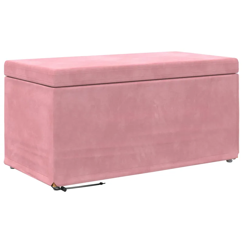 Sūpynes Rožinė 81 x 41 x 40 cm Velvetas ir Inžinerinė Medis