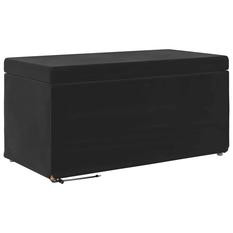 Sūpynes Juoda 81 x 41 x 40 cm Velvetas ir Inžinerinė Medis