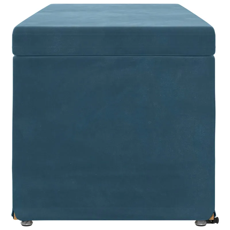 Sūpynes Mėlyna 101 x 41 x 40 cm Velvetas ir Inžinerinė Medis