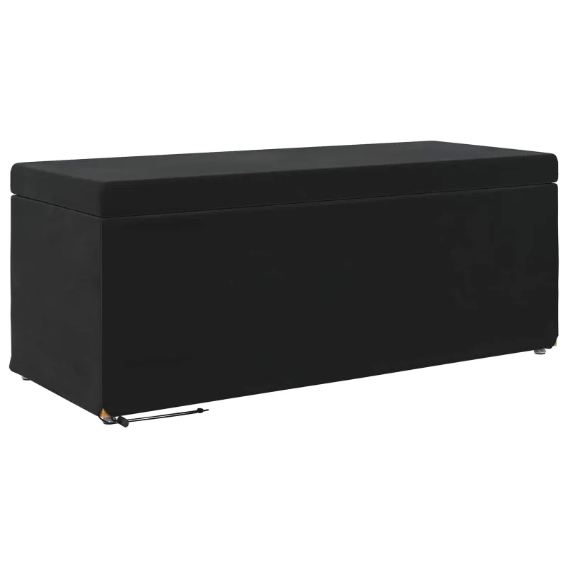 Sūpynes Juoda 101 x 41 x 40 cm Velvetas ir Inžinerinė Medis