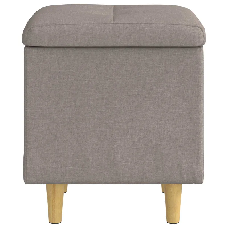 Laikymo osmanas su pagalve Taupe 40 x 40 x 45 cm audinys